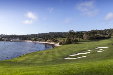 Pebble Beach golf sahası, Monterey, Kaliforniya, ABD