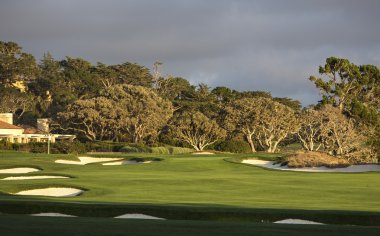 Pebble Beach golf sahası, Monterey, Kaliforniya, ABD
