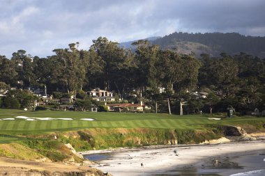 Pebble Beach golf sahası, Monterey, Kaliforniya, ABD