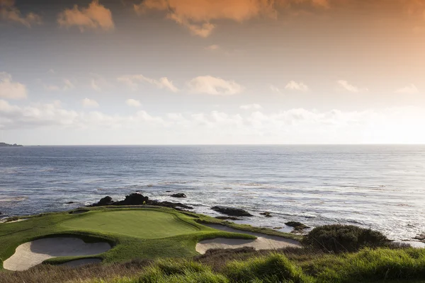 Terrain de golf Pebble Beach, Monterey, Californie, États-Unis — Photo