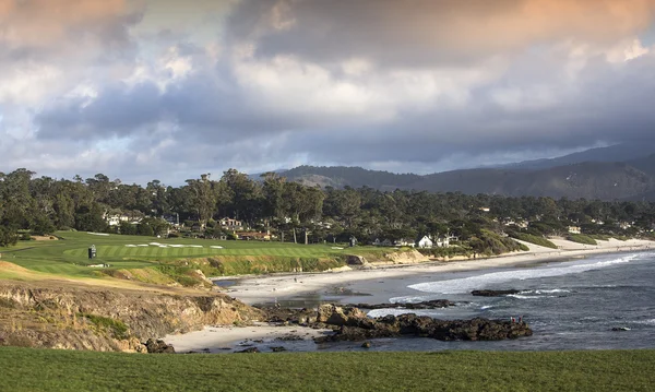 Campo de golfe Pebble Beach, Monterey, Califórnia, EUA — Fotografia de Stock