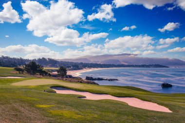 Pebble Beach golf sahası, Monterey, California, ABD