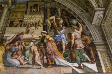 Raphael Odaları, Vatikan Müzesi, Vatikan iç