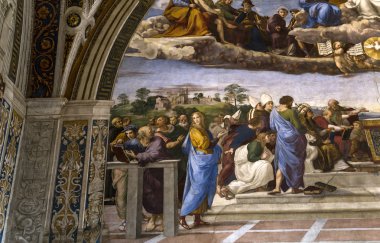 Raphael Odaları, Vatikan Müzesi, Vatikan iç