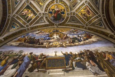 Raphael Odaları, Vatikan Müzesi, Vatikan iç