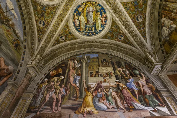 Intérieurs des chambres Raphaël, Musée du Vatican, Vatican — Photo