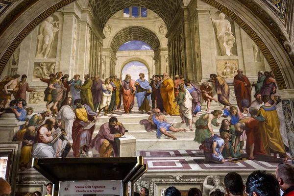 Interiörer av Raphael rum, Vatikanmuseet, Vatikanen — Stockfoto