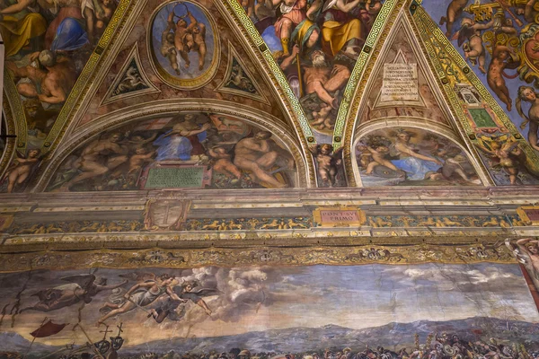 Raphael Odaları, Vatikan Müzesi, Vatikan iç — Stok fotoğraf