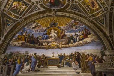 Raphael Odaları, Vatikan Müzesi, Vatikan iç