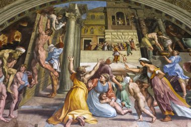 Raphael Odaları, Vatikan Müzesi, Vatikan iç