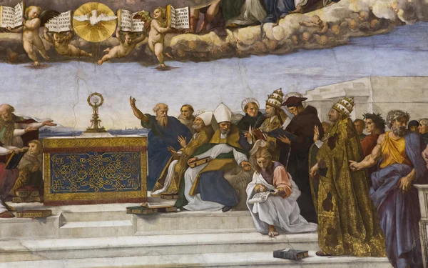 Interni delle stanze di Raffaello, Museo Vaticano, Vaticano — Foto Stock