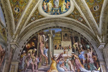 Raphael Odaları, Vatikan Müzesi, Vatikan iç