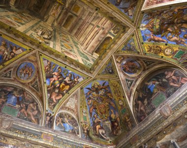 Raphael Odaları, Vatikan Müzesi, Vatikan iç