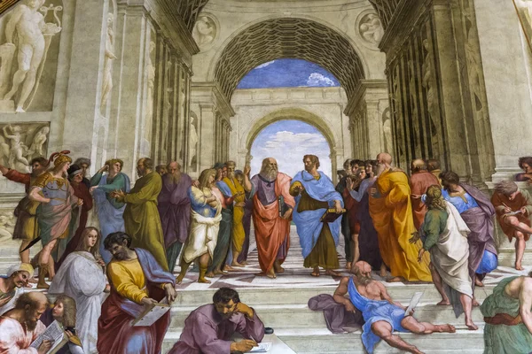Interiörer av Raphael rum, Vatikanmuseet, Vatikanen — Stockfoto