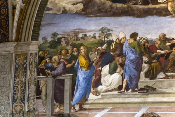 Interni delle stanze di Raffaello, Museo Vaticano, Vaticano — Foto Stock