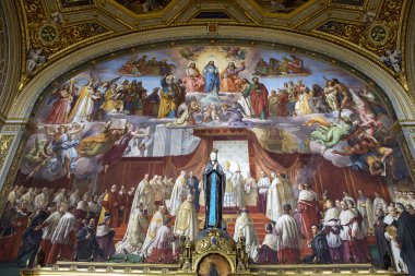 Raphael Odaları, Vatikan Müzesi, Vatikan iç