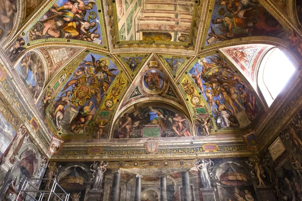 Belső Raphael szobák, Vatikáni Múzeum, Vatikán — Stock Fotó