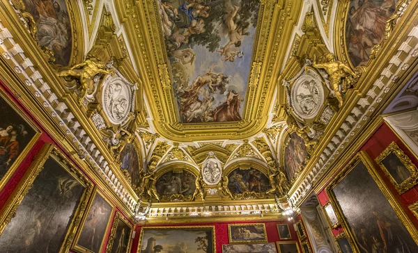 Belső terek, a Palazzo Pitti, Firenze, Olaszország — Stock Fotó
