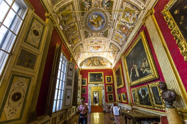 Interiéry, Palazzo Pitti, Florencie, Itálie — Stock fotografie