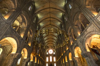 iç mekanlar ve Ayrıntılar Saint-Remi Bazilika, Reims, Fransa