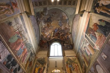 iç Brancacci Chapel, Florence, İtalya