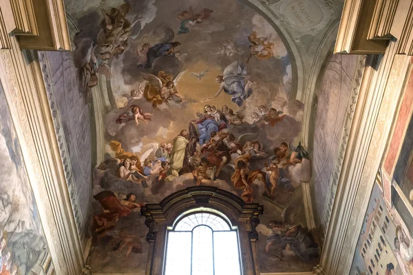 Interni della cappella Brancacci, Firenze, Italia — Foto Stock