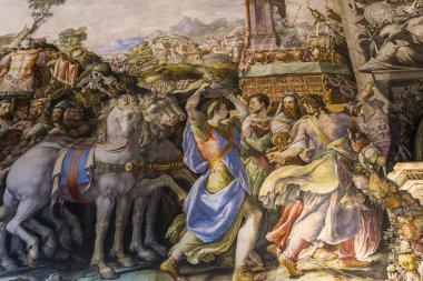 iç Palazzo Vecchio, Florence, İtalya