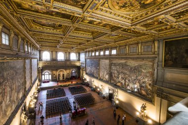iç Palazzo Vecchio, Florence, İtalya