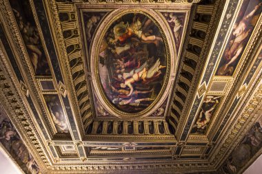 iç Palazzo Vecchio, Florence, İtalya