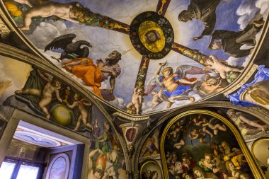 iç Palazzo Vecchio, Florence, İtalya