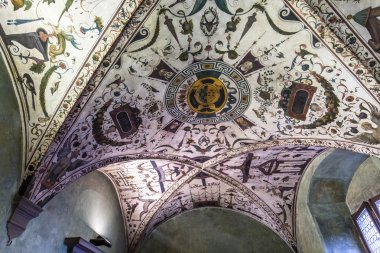 iç Palazzo Vecchio, Florence, İtalya