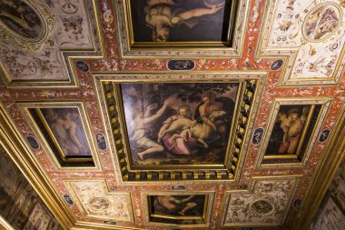 iç Palazzo Vecchio, Florence, İtalya