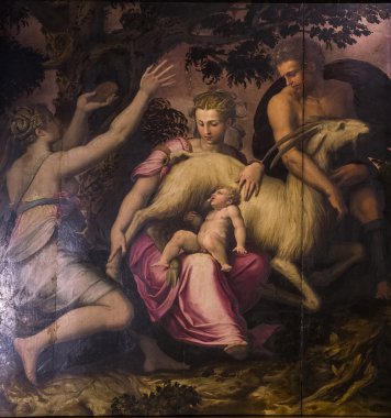 iç Palazzo Vecchio, Florence, İtalya