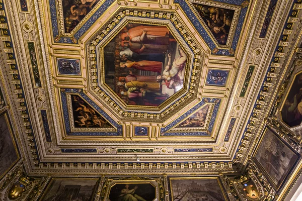 Interni di Palazzo Vecchio, Firenze, Italia — Foto Stock