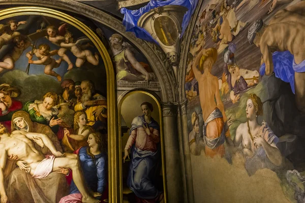 Interiør i Palazzo Vecchio, Firenze, Italia – stockfoto