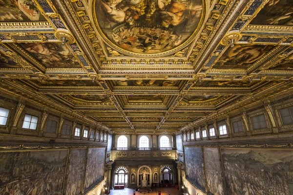 Interiors of Palazzo Vecchio, Florence, Italy — Stock Photo, Image