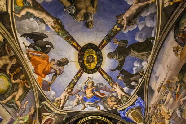 Interiør i Palazzo Vecchio, Firenze, Italia – stockfoto