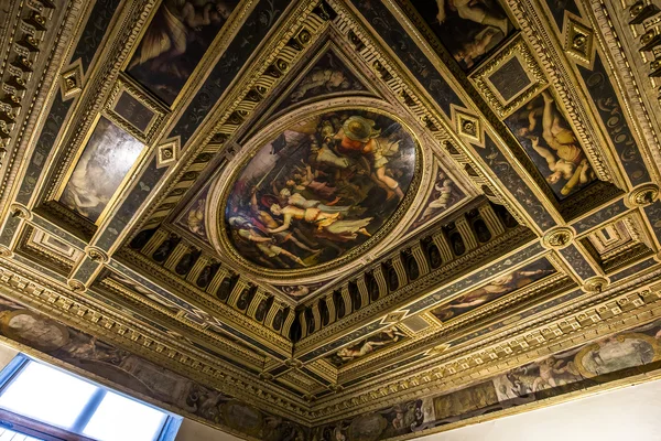 Interiéry Palazzo Vecchio, Florencie, Itálie — Stock fotografie