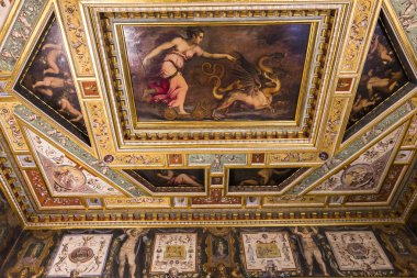 iç Palazzo Vecchio, Florence, İtalya