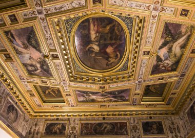 iç Palazzo Vecchio, Florence, İtalya