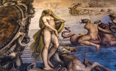 iç Palazzo Vecchio, Florence, İtalya