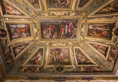 iç Palazzo Vecchio, Florence, İtalya