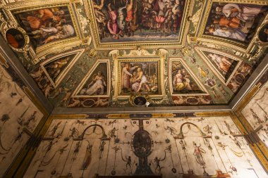 iç Palazzo Vecchio, Florence, İtalya