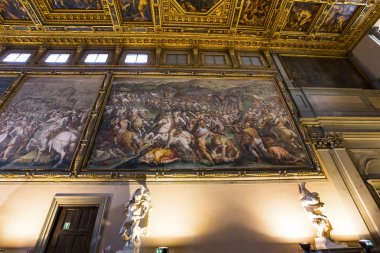 iç Palazzo Vecchio, Florence, İtalya