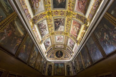 iç Palazzo Vecchio, Florence, İtalya