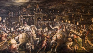 iç Palazzo Vecchio, Florence, İtalya