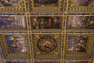 iç Palazzo Vecchio, Florence, İtalya