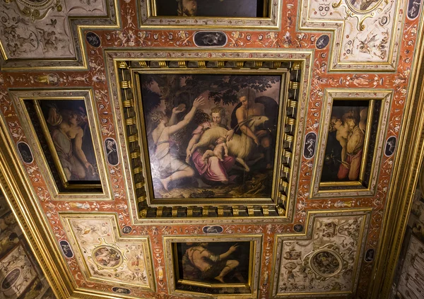 Innenräume des Palazzo Vecchio, Florenz, Italien — Stockfoto