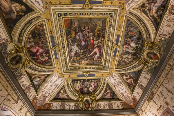 Εσωτερικούς χώρους του Palazzo Vecchio, Φλωρεντία, Ιταλία — Φωτογραφία Αρχείου