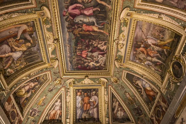 Interiores do Palazzo Vecchio, Florença, Itália — Fotografia de Stock